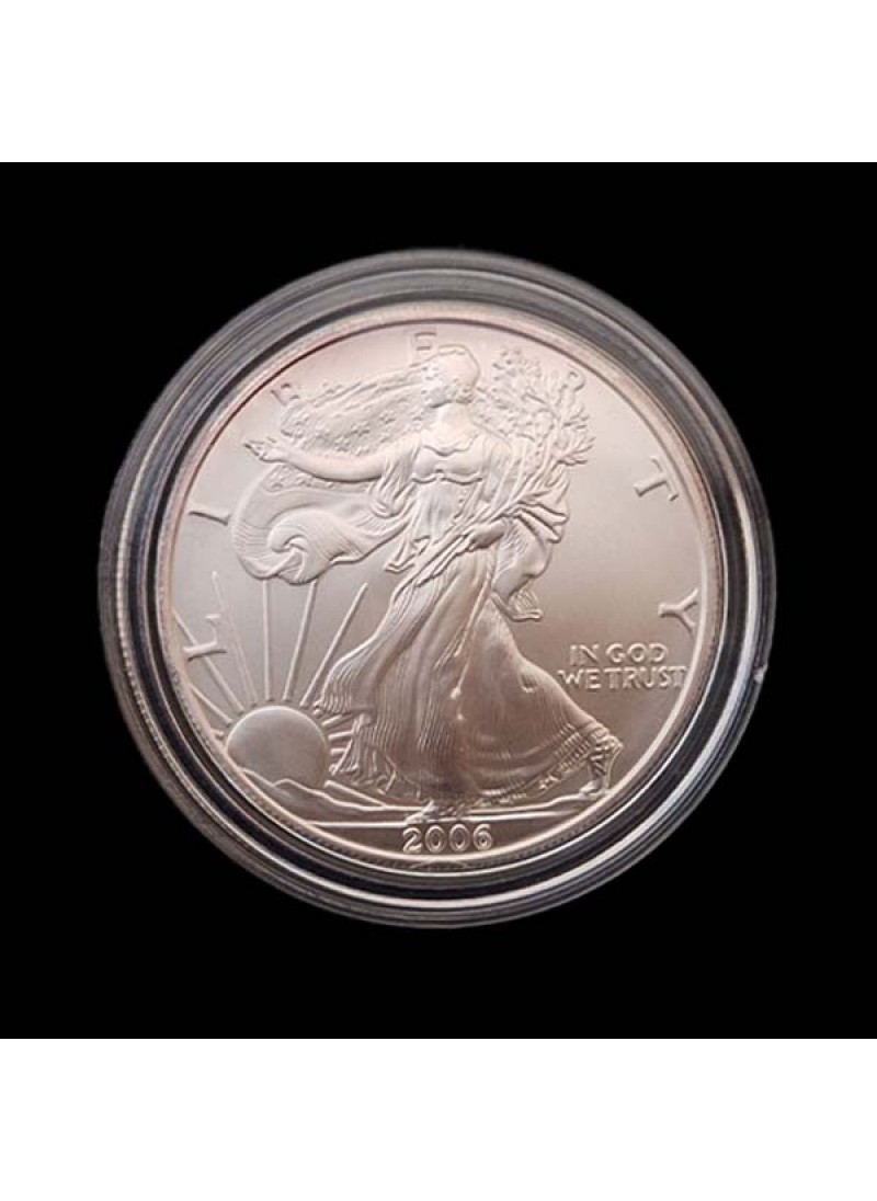 2006 American Eagle West Point Silver Dollar Uncirculated Natural Toning