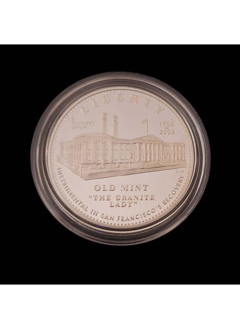 2006-S San Francisco Old Mint The Granite Lady Silver Dollar Proof