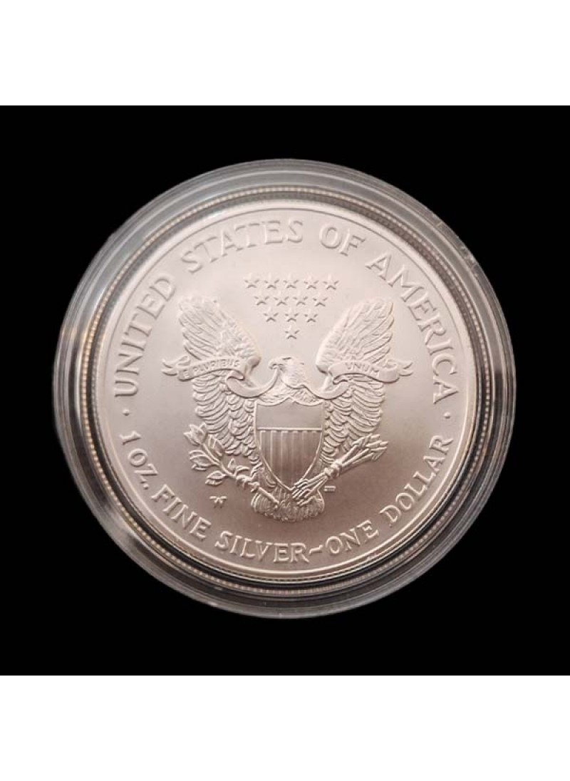 2007 American Eagle West Point Silver Dollar Uncirculated Burnished