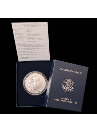 2008 American Eagle West Point Silver Dollar Uncirculated Burnished